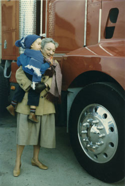 Taking Toby to the Kenworth Truck factory